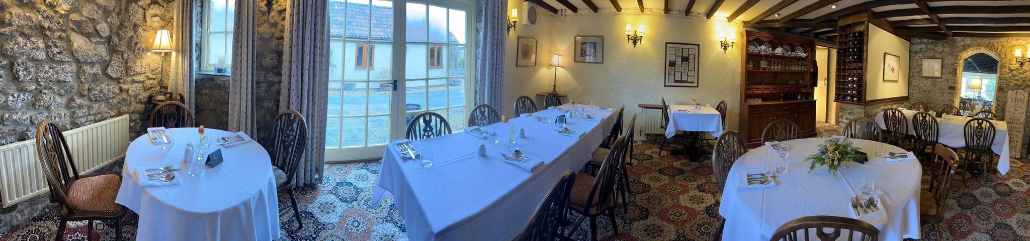 View of dining room 